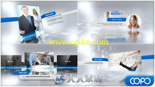 商业公司业务展示动画AE模板 Videohive Complete Corporate Presentation Video 89...的图片1