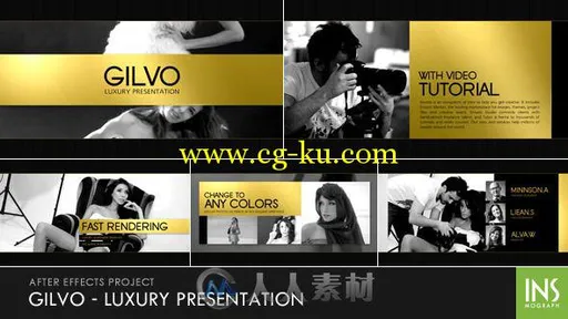 豪华摄影展示动画AE模板 Videohive Gilvo Luxury Presentation的图片2