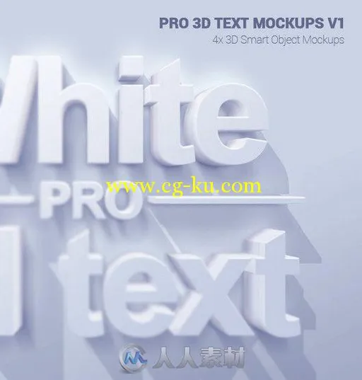 专业三维字体特效PSD模板 Graphicriver Pro 3D Text Mockups V1 10911811的图片1