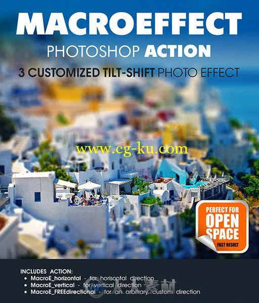 唯美城市景深特效PS动作 Graphicriver Macroeffect Action 10870577的图片2