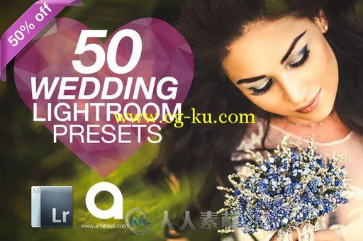 50组唯美婚礼调色预设Lightroom预设 Creativemarket Wedding Lightroom Presets 23...的图片2