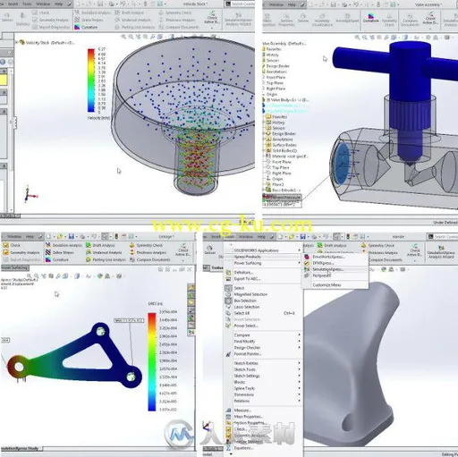 SolidWorks中Xpress模拟技术训练视频教程 InfinteSkills Learning Simulation Xpre...的图片1