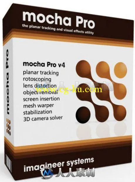 Mocha二维跟踪软件V4.1.2版 Imagineer Systems Mocha Pro v4.1.2 WIN MAC LINUX的图片1