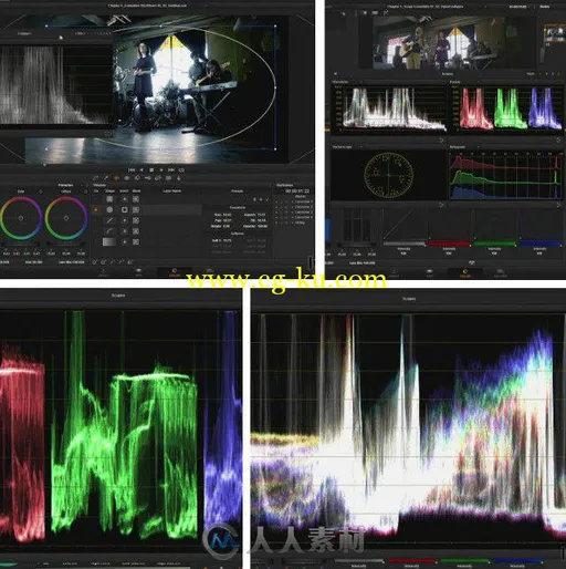 DaVinci达芬奇色彩范围技术视频教程 DaVinci Resolve Guru Mastering Scopes的图片1