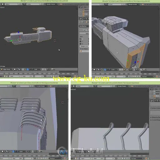 Blender三维建模与动画技术视频教程 Skillfeed Learn 3D Modelling and Animation ...的图片1