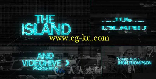 科幻风格影视片头动画AE模板 Videohive The ISLAND Sci Fi Cinematic Title Sequen...的图片2