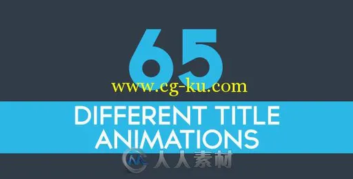 65组超实用标题文本动画AE模板 Videohive 65 Minimal Title Animations 9720136的图片2