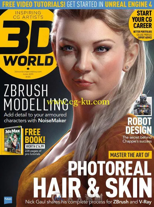 3D世界艺术杂志2015年6月刊 3D World June 2015的图片2