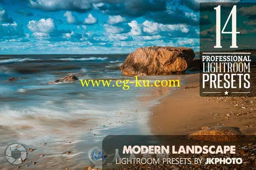 超感风景灵感调色Lightroom预设 Creativemarket 14 Modern Landscape Lightroom Pr...的图片1