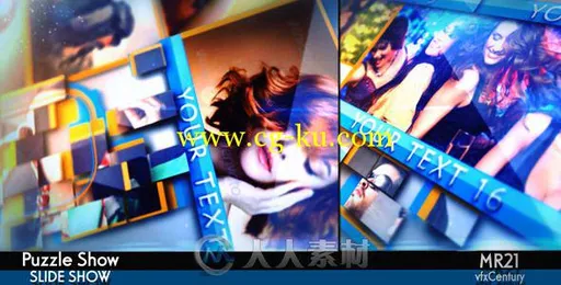 华丽拼图展示动画AE模板 Videohive Puzzle Show 9445724的图片2