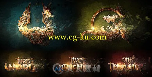 超炫史诗级电影游戏Logo演绎动画AE模板 Videohive Inspired For Adventure 11073175的图片2