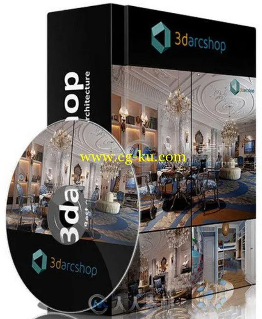 3darcshop精品室内设计3D模型合辑 3darcshop 10 Sample interior vol 04的图片1