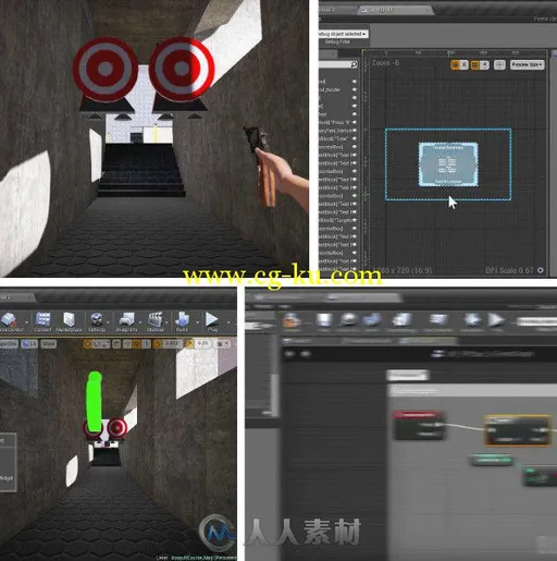 Unreal Engine第一人称射击游戏训练视频教程 Digital-Tutors Scripting a First Pe...的图片1