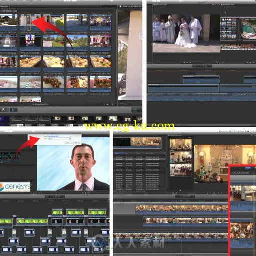 Final Cut Pro X超级训练班视频教程合辑 Total Training Final Cut Pro X Collections的图片2