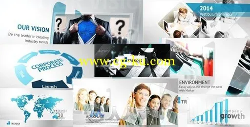 完美公司企业宣传动画AE模板 Videohive Corporate 6817158的图片2