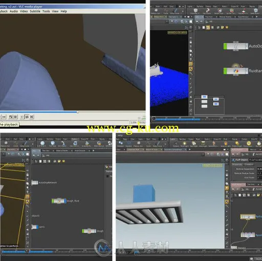 Houdini流体模拟技术训练视频教程 Digital-Tutors Introduction to Fluid Simulati...的图片1
