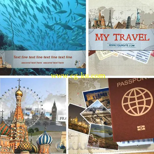 轻松旅行电视包装动画AE模板 Videohive My Travel 2 Tv Pack 10511512的图片1