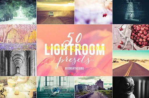 50组唯美风景摄影调色Lightroom预设 Creativemarket 50 Lightroom Presets Bundle ...的图片1