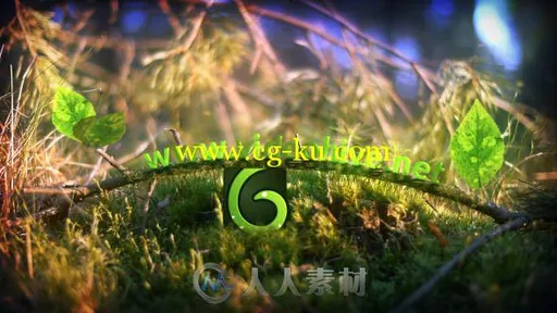 唯美万物复苏Logo演绎动画AE模板 Videohive Spring Leaves Logo 10984145的图片2