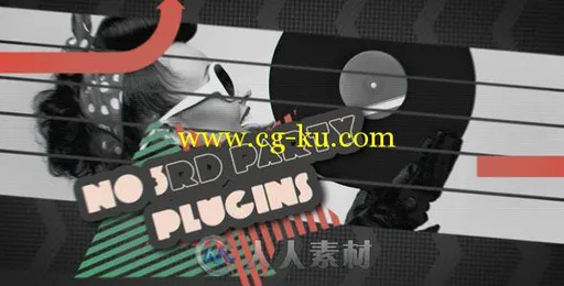 复古设计风格展示动画AE模板 Videohive Retro Opener 7386935的图片2