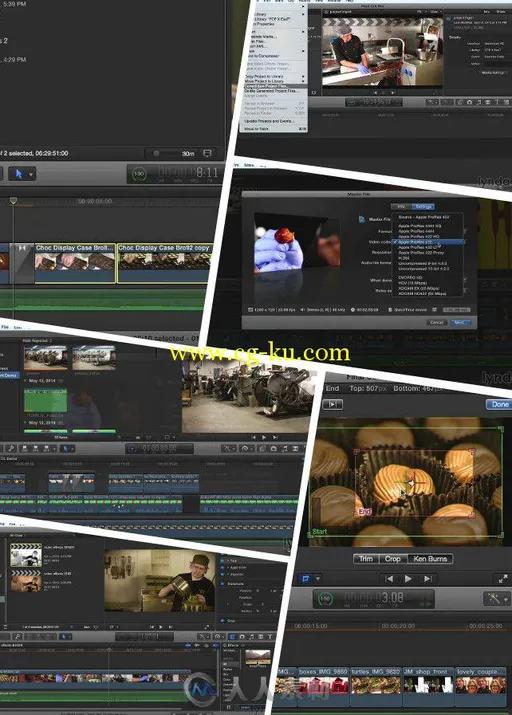 Final Cut Pro X 10.2全面核心训练视频教程 Final Cut Pro X 10.2 Essential Training的图片1