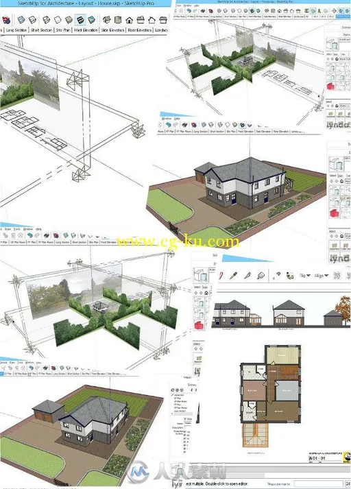 SketchUp建筑设计高级训练视频教程 SketchUp for Architecture LayOut的图片1