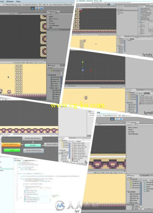 Unity二维游戏运动原理训练视频教程 Lynda Advanced Unity 2D Platformer Player M...的图片1