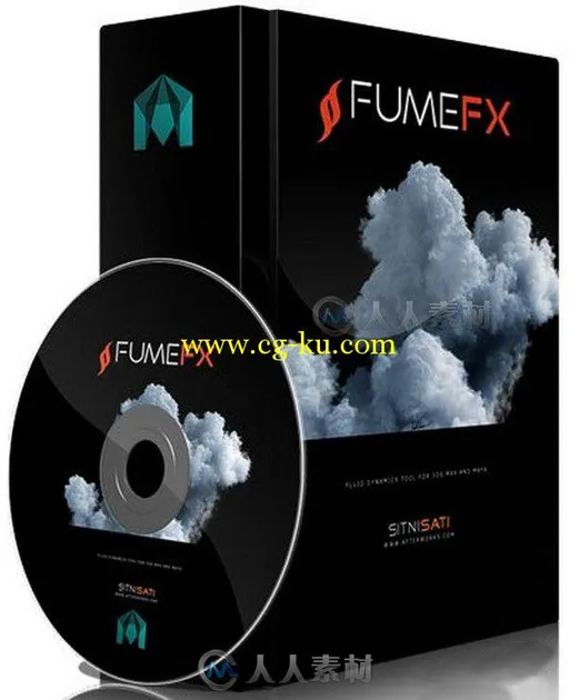 FumeFX流体模拟引擎Maya插件V3.5.7版 Sitni Sati Fume FX 3.5.7 Maya 2012-2016的图片1