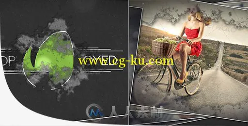 个性翻叠相册动画AE模板 Videohive Short & Powerful Slides 7363688的图片1