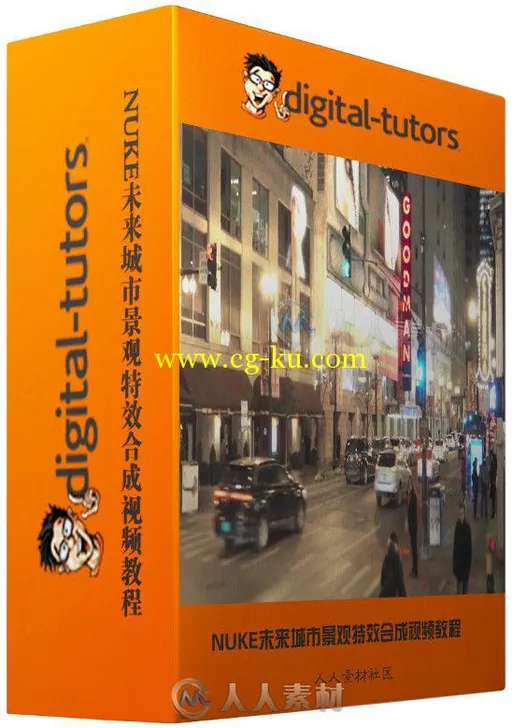 NUKE未来城市景观特效合成视频教程 Digital-Tutors Creating a Futuristic Set Ext...的图片1