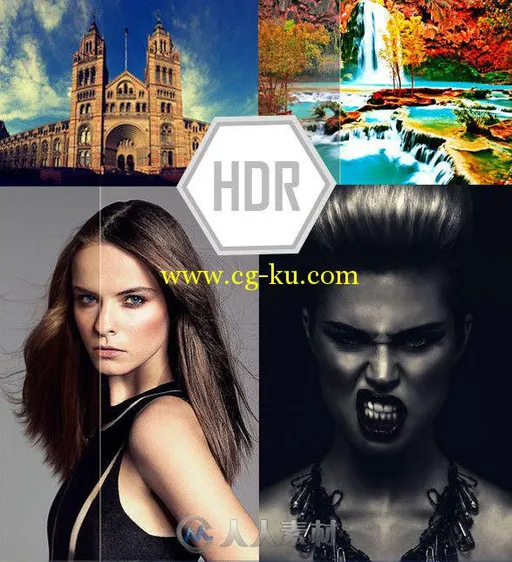 HDR专业级照片调色PS动作 Graphicriver HDR Pro Photo Actions 11493379的图片1