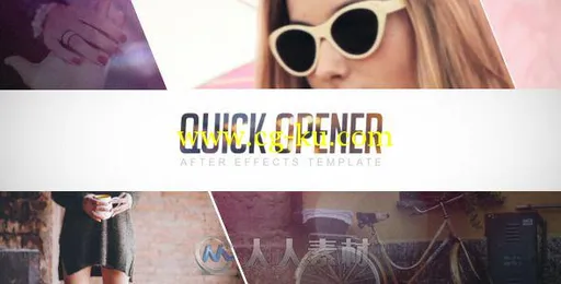 快速实用片头动画AE模板 VideoHive Quick Opener 11078877的图片1