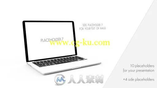 笔记本网页展示动画AE模板 Videohive Elegant Website Presentation App Product P...的图片1