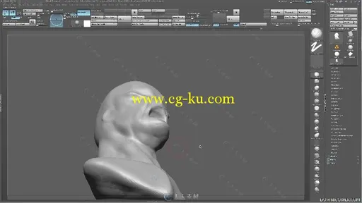 ZBrush超级恶魔雕刻艺术训练视频教程 Gumroad Axehead Demon Tutorial by Dominic ...的图片1