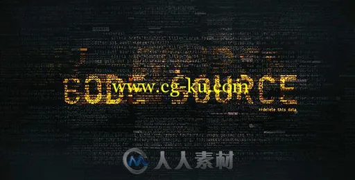 源代码Logo演绎动画AE模板 Videohive Code Source 8592149的图片1