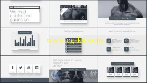 大气企业公司演示动画AE模板 Videohive Epic Corporate Presentation Suite 6769126的图片1