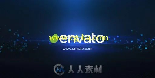 蓝色火焰Logo演绎动画AE模板 Videohive Logo Intro Elegance Flare Black 11415197的图片1