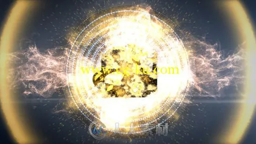 超炫粒子爆炸Logo演绎动画AE模板 Videohive Big Booom Particles 9658715的图片1