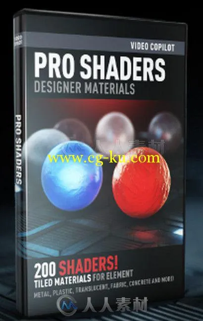 ProShaders2材质贴图包Element3D V2扩展资料 Video Copilot Pro Shaders 2 for Ele...的图片1