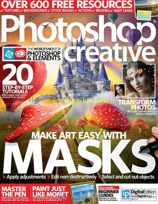 Photoshop创意杂志2015年第127期 Photoshop Creative Issue 127的图片1