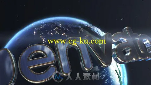 超级地球Logo演绎动画AE模板 Videohive Earth Logo Reveals 10000455的图片1