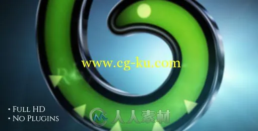 反光影像Logo标志演绎AE模板 Videohive Reflective Logo 3D 9481031的图片1