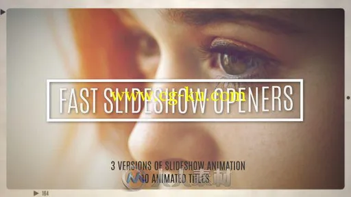 快速动态标识展示动画AE模板 Videohive Fast Slideshow Openers + 10 Titles 10815461的图片1