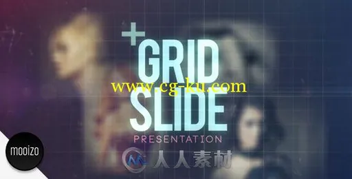 时尚格式设计相册动画AE模板 Videohive Grid Slide 6660516的图片1