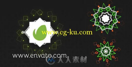 小巧多样化Logo演绎动画AE模板 Videohive Arabic Logo Reveal 10547072的图片1