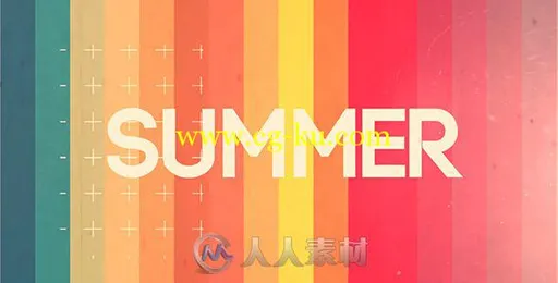 快乐暑期生活相册动画AE模板 VideoHive Summer Intro 11508664的图片1