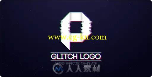 虚幻残影Logo演绎动画AE模板 Videohive Glitch Logo 11728875的图片1