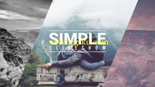 简洁实用切屏展示动画AE模板 Videohive Simple Fast Slideshow 10652941的图片1