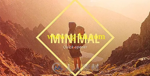 暖心生活迷你相册AE模板 VideoHive Minimal Opener Slideshow 11529484的图片1