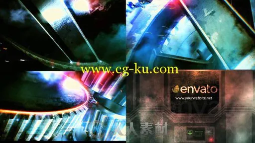 超炫史诗级齿轮毁灭Logo演绎动画AE模板 Videohive Epic Action Logo 11773126的图片1